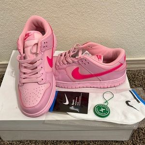 Triple Pink Dunks